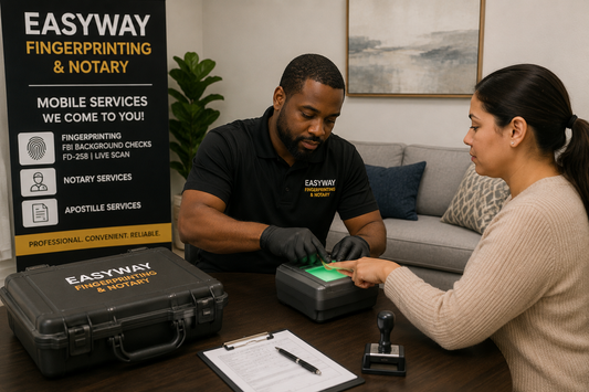 Mobile Fingerprinting & Notary Services in Mount Vernon, NY