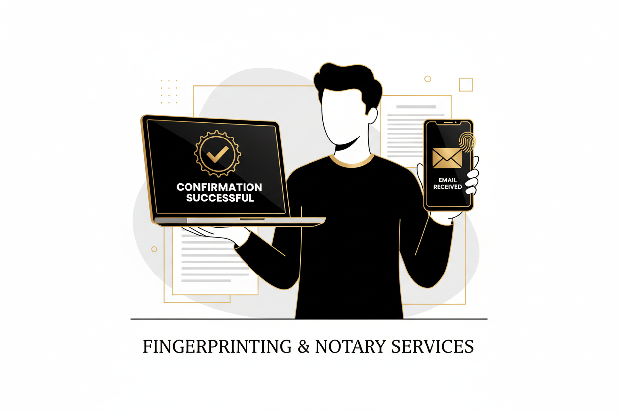 Receive your remote notary confirmation email