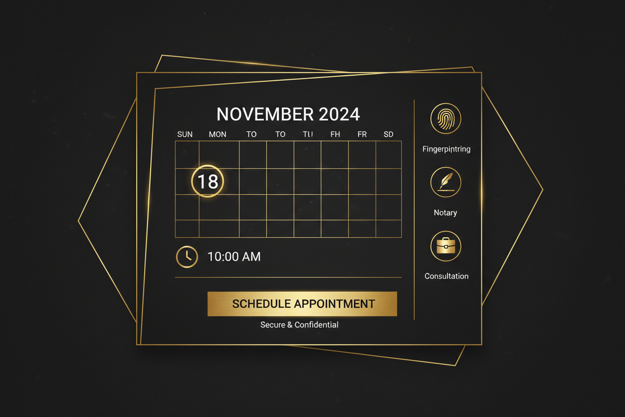 Schedule a remote online notary appointment